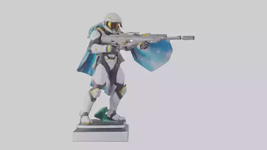 Galactic Hunter statue model VR / AR / low-poly