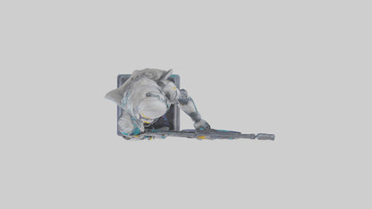 Galactic Hunter statue model VR / AR / low-poly