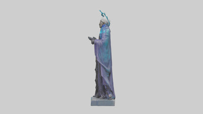 Galactic Priest statue model 3D model