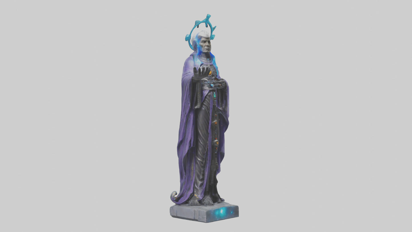 Galactic Priest statue model 3D model