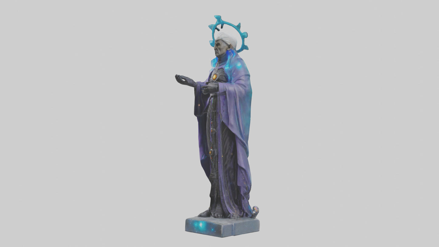 Galactic Priest statue model 3D model