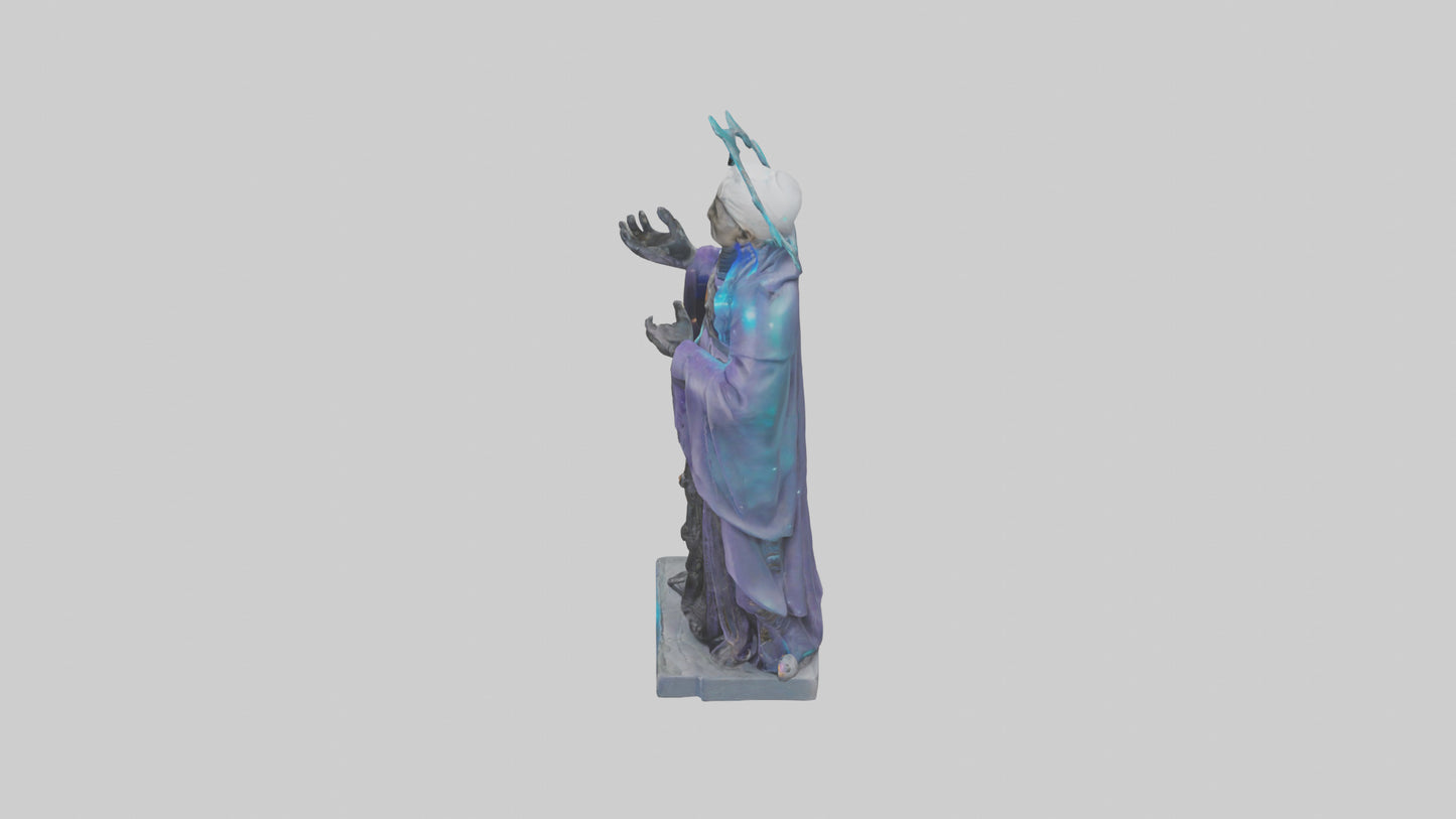 Galactic Priest statue model 3D model