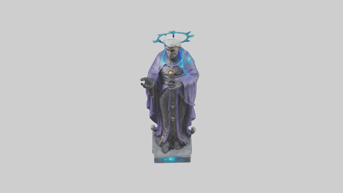 Galactic Priest statue model 3D model