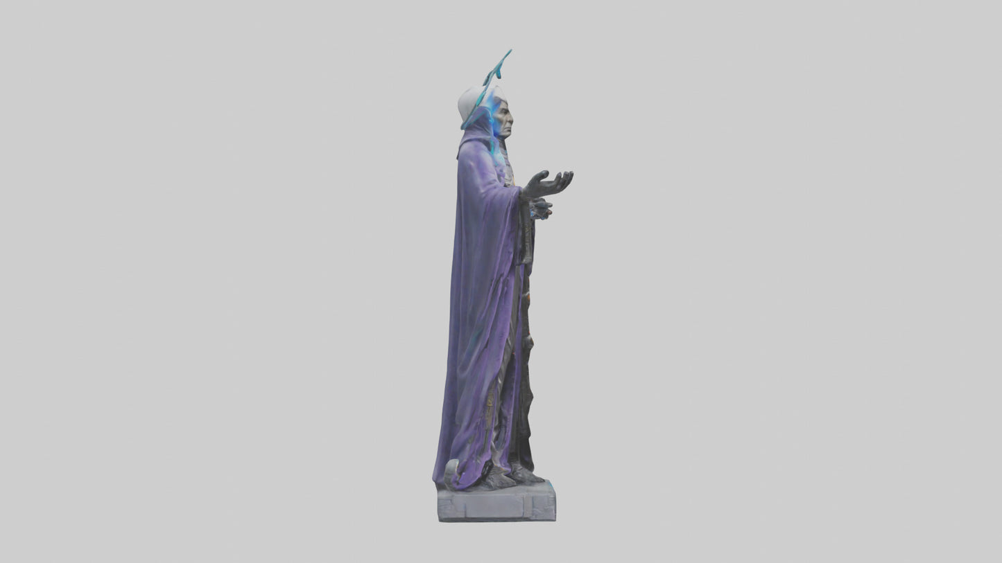 Galactic Priest statue model 3D model