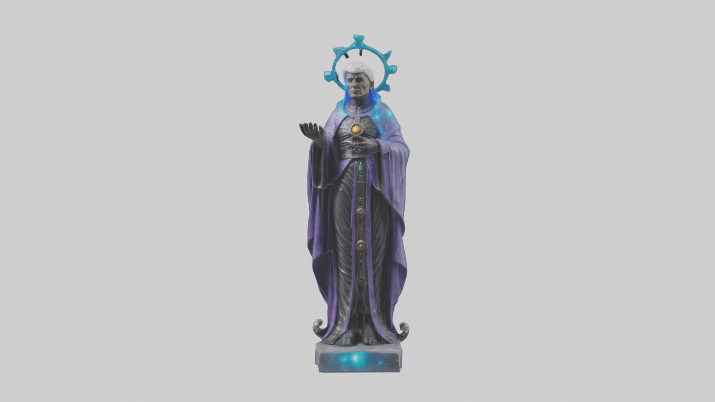 Galactic Priest statue model 3D model