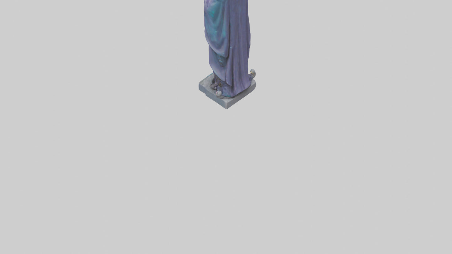 Galactic Priest statue model 3D model