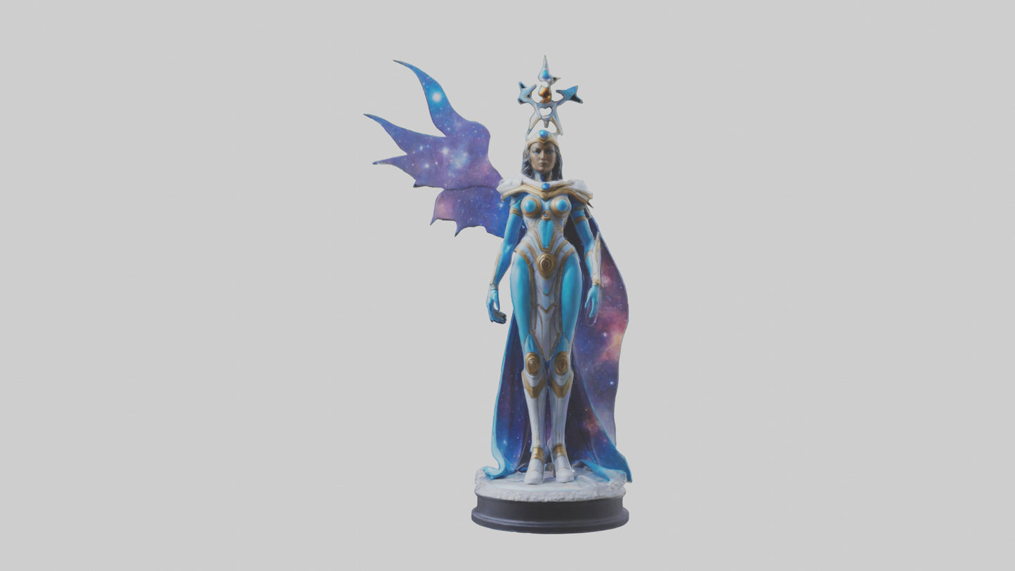 Galactic Protector Queen statue model 3D model