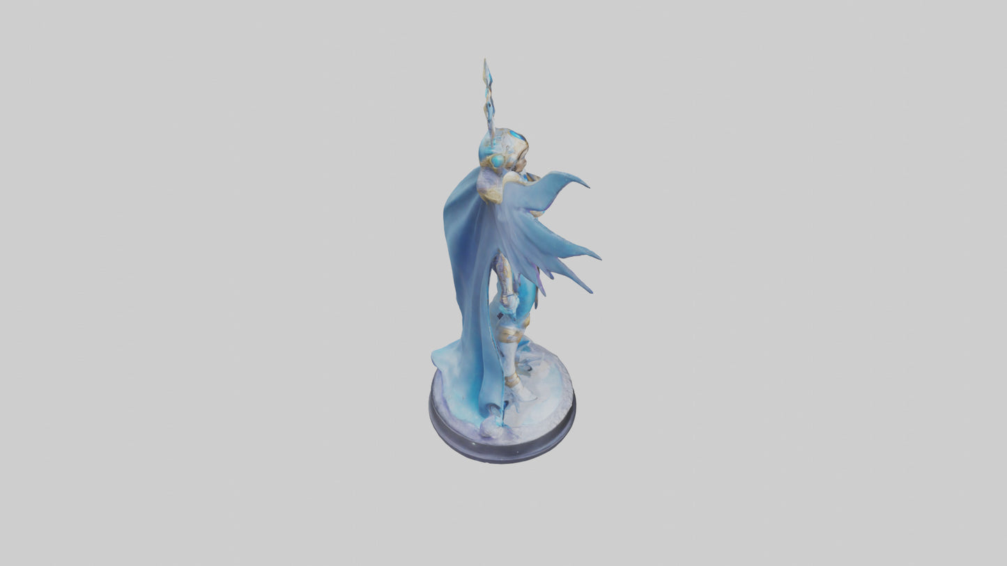 Galactic Protector Queen statue model 3D model