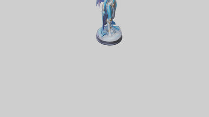 Galactic Protector Queen statue model 3D model
