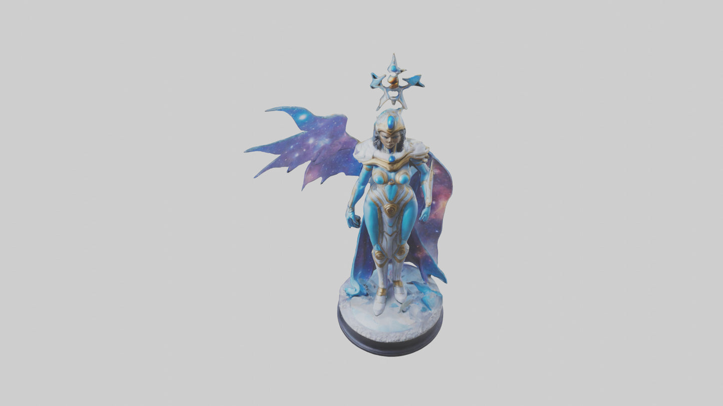Galactic Protector Queen statue model 3D model