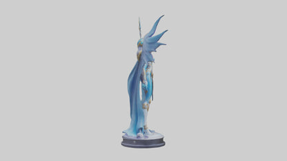 Galactic Protector Queen statue model 3D model