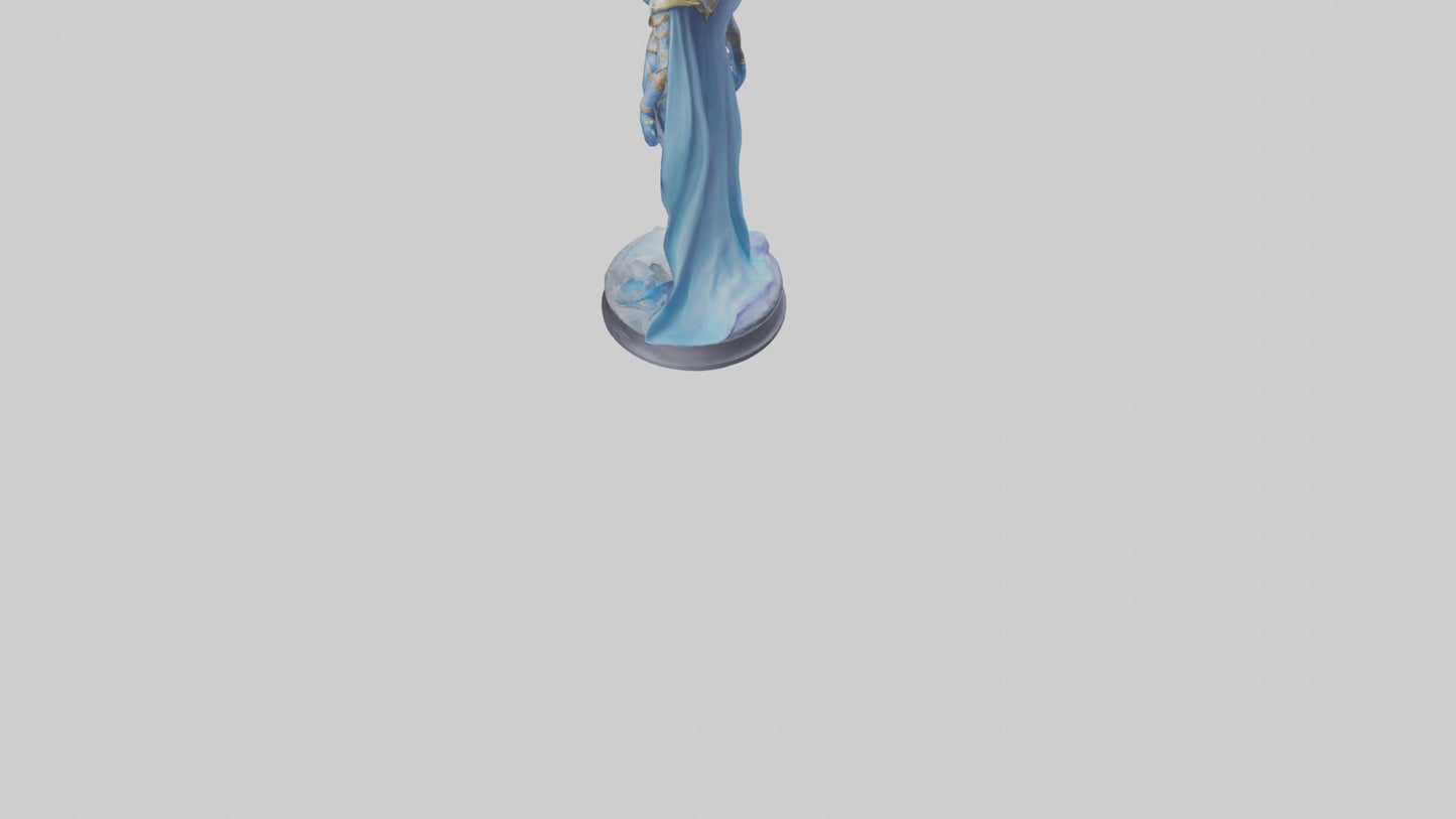 Galactic Protector Queen statue model 3D model