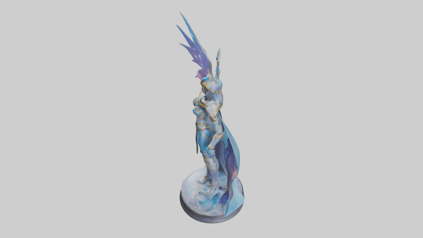 Galactic Protector Queen statue model 3D model
