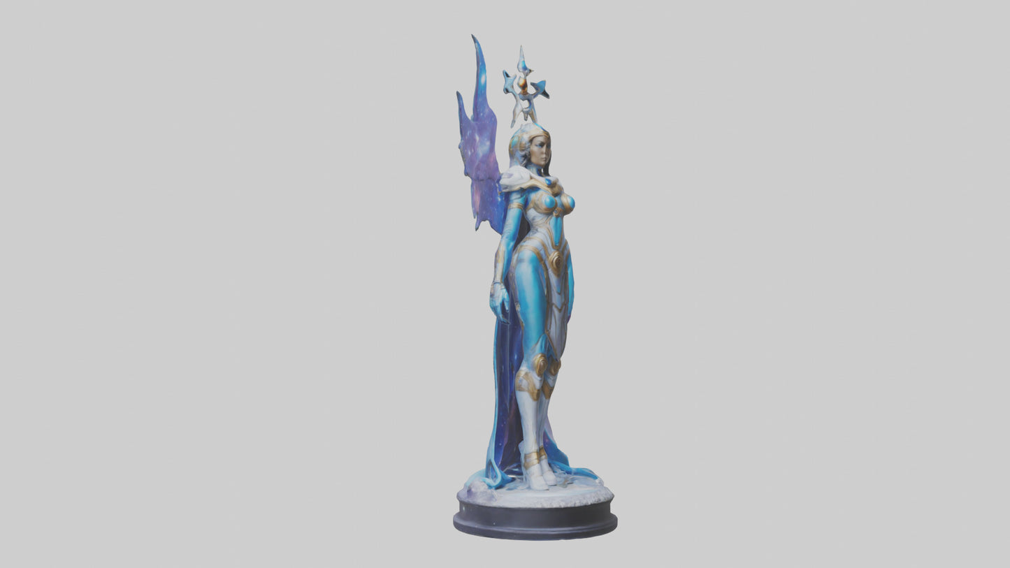 Galactic Protector Queen statue model 3D model