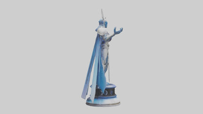 Galactic Protector statue model 3D model