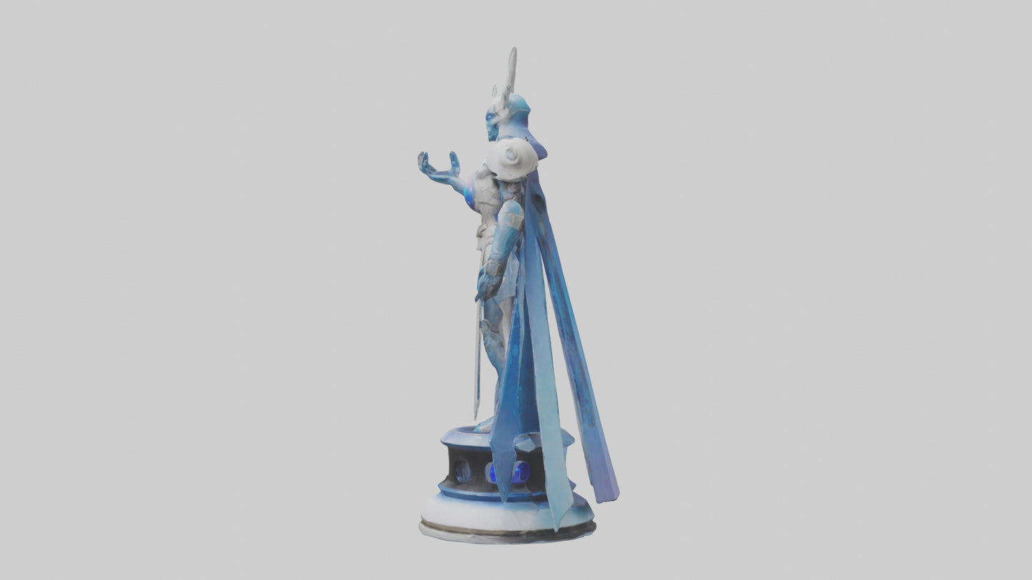 Galactic Protector statue model 3D model
