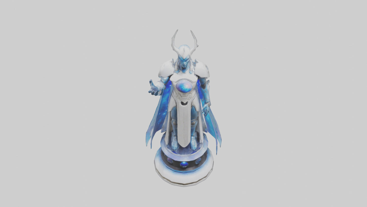 Galactic Protector statue model 3D model