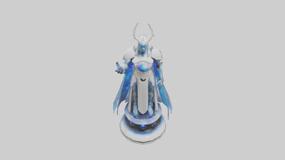Galactic Protector statue model 3D model