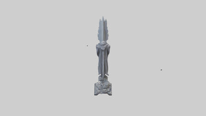 Galactic Reaper statue model 3D model