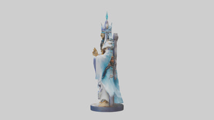 Galactic Shaman King statue model 3D model