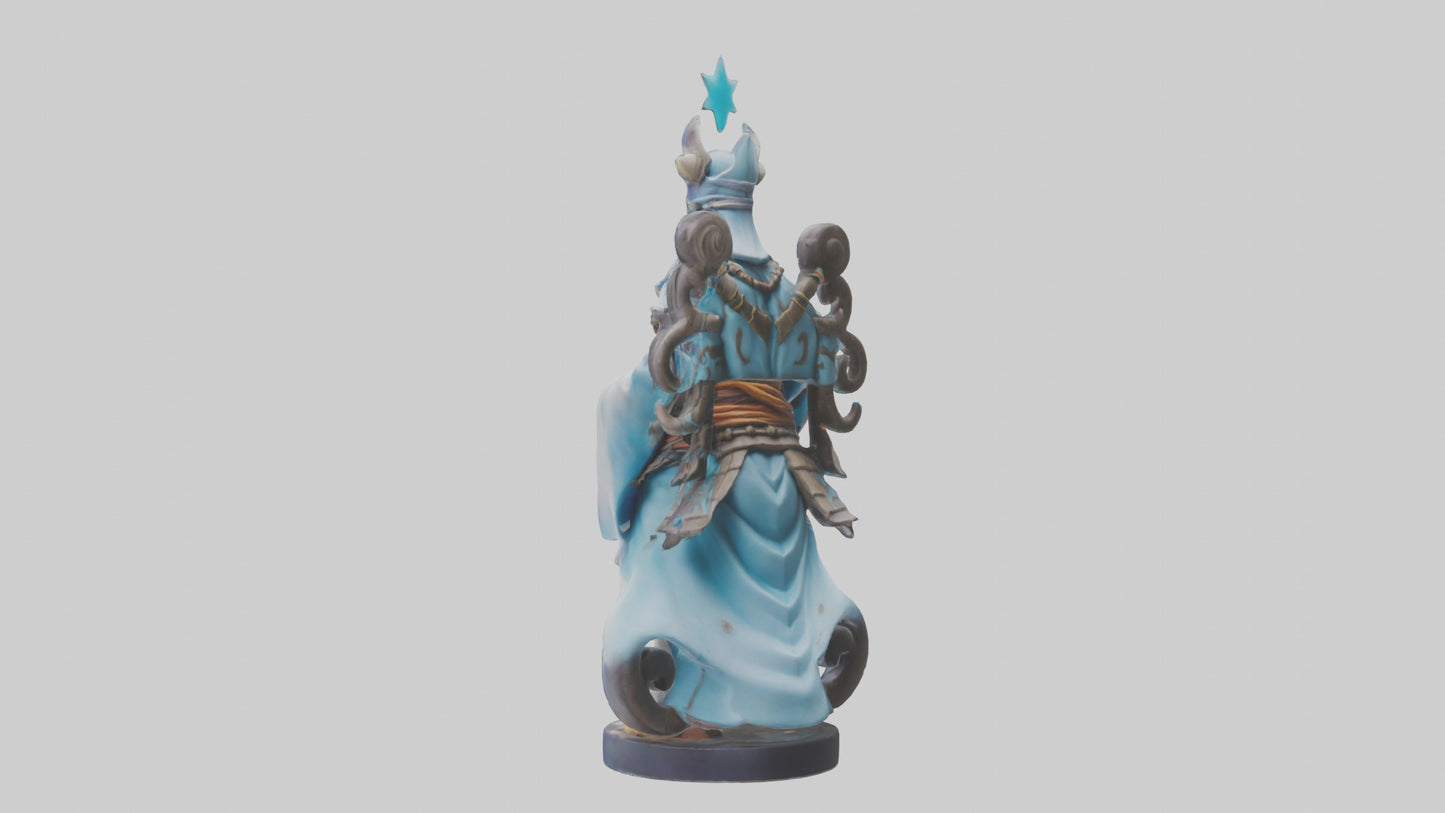 Galactic Shaman King statue model 3D model