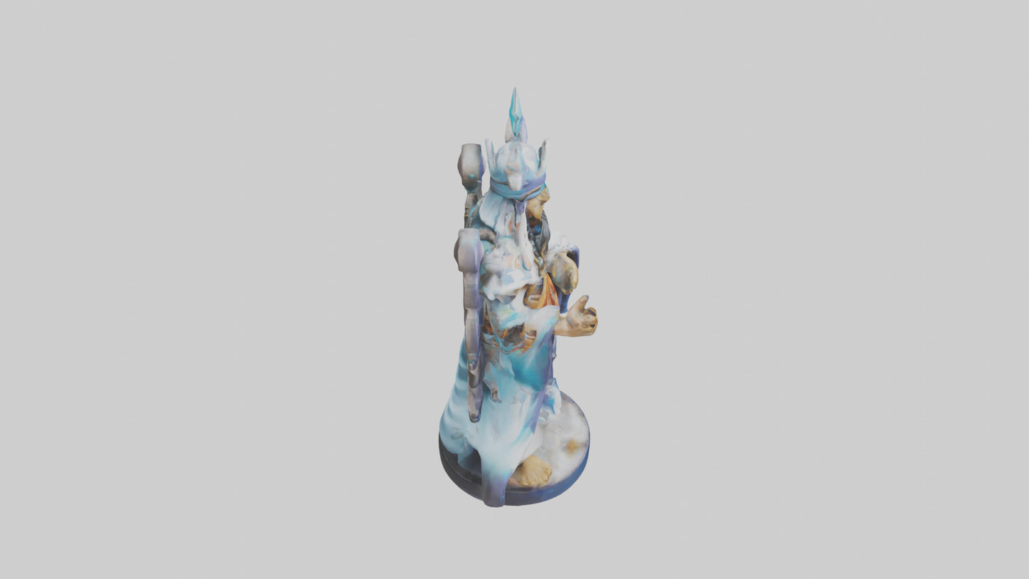 Galactic Shaman King statue model 3D model