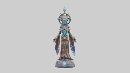 Galactic Shaman statue model 3D model