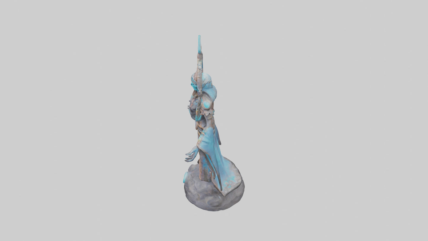 Galactic Shaman statue model 3D model
