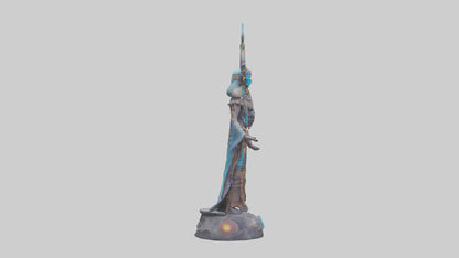 Galactic Shaman statue model 3D model