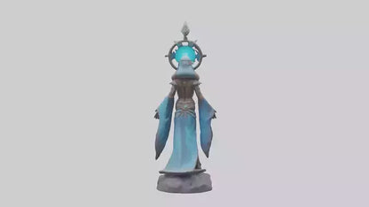 Galactic Shaman statue model 3D model