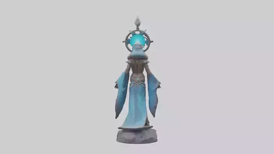 Galactic Shaman statue model 3D model