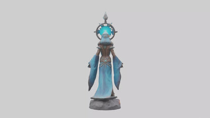 Galactic Shaman statue model 3D model