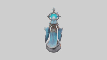Galactic Shaman statue model 3D model