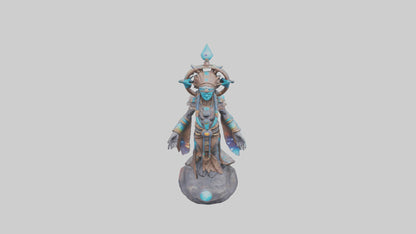 Galactic Shaman statue model 3D model
