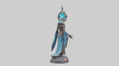 Galactic Shaman statue model 3D model