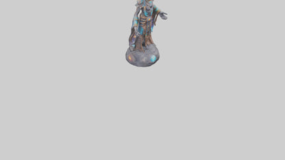 Galactic Shaman statue model 3D model