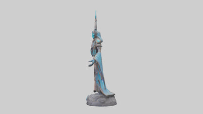 Galactic Shaman statue model 3D model