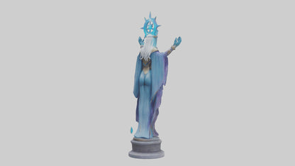 Galactic Sorceress statue model 3D model