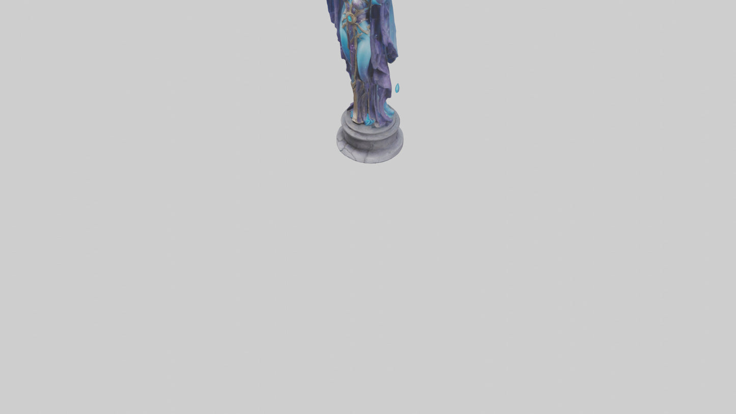 Galactic Sorceress statue model 3D model