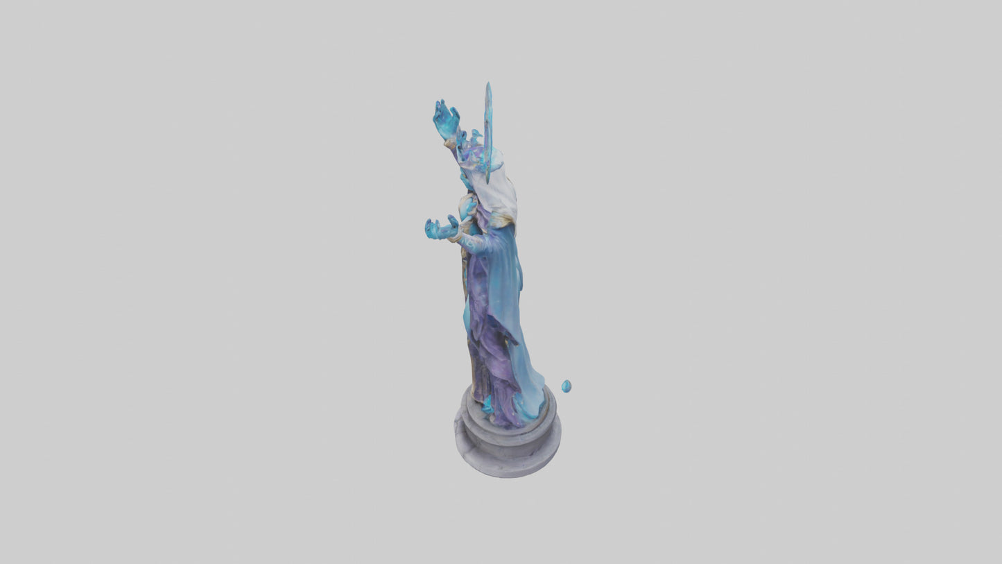 Galactic Sorceress statue model 3D model