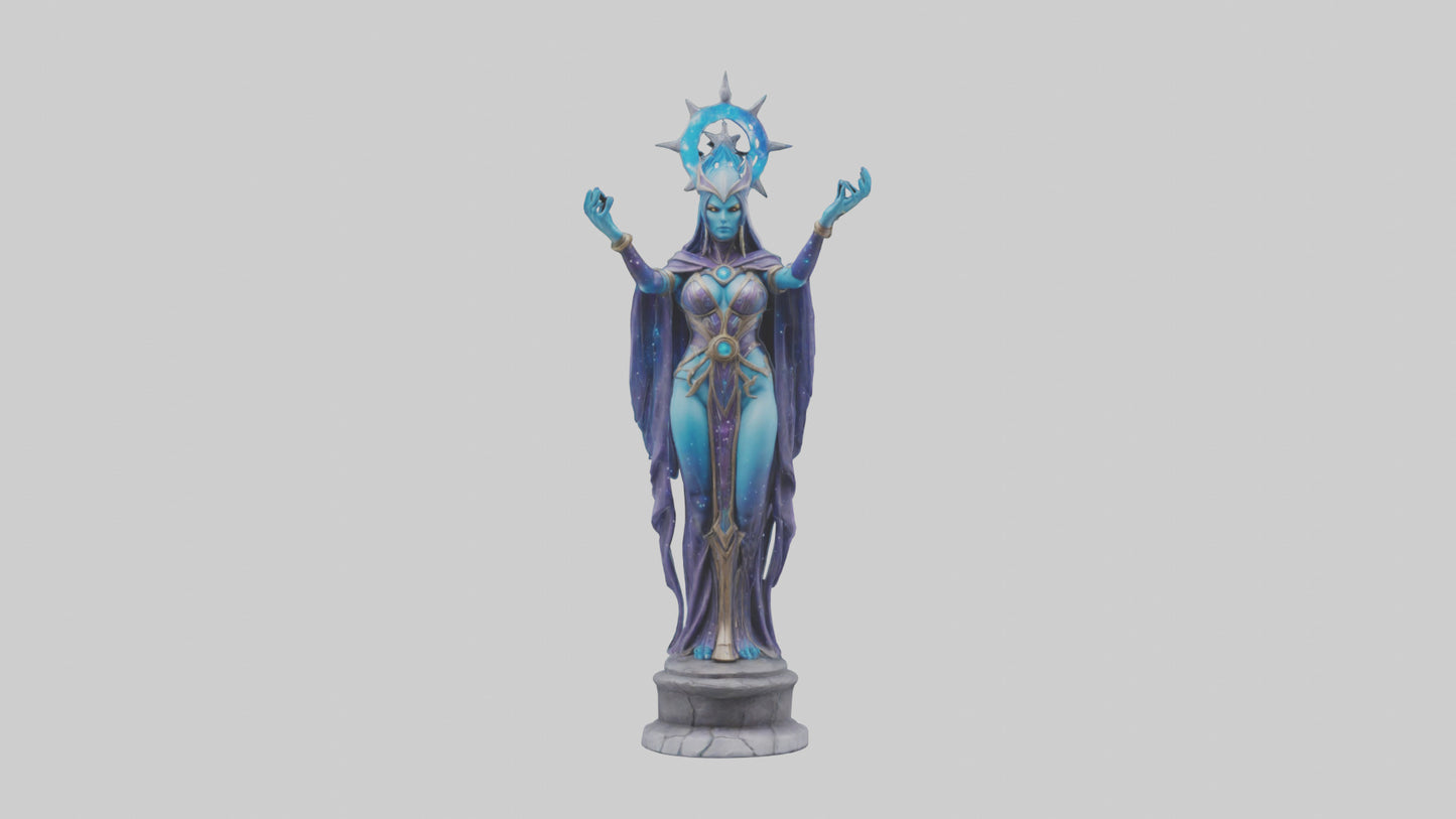 Galactic Sorceress statue model 3D model