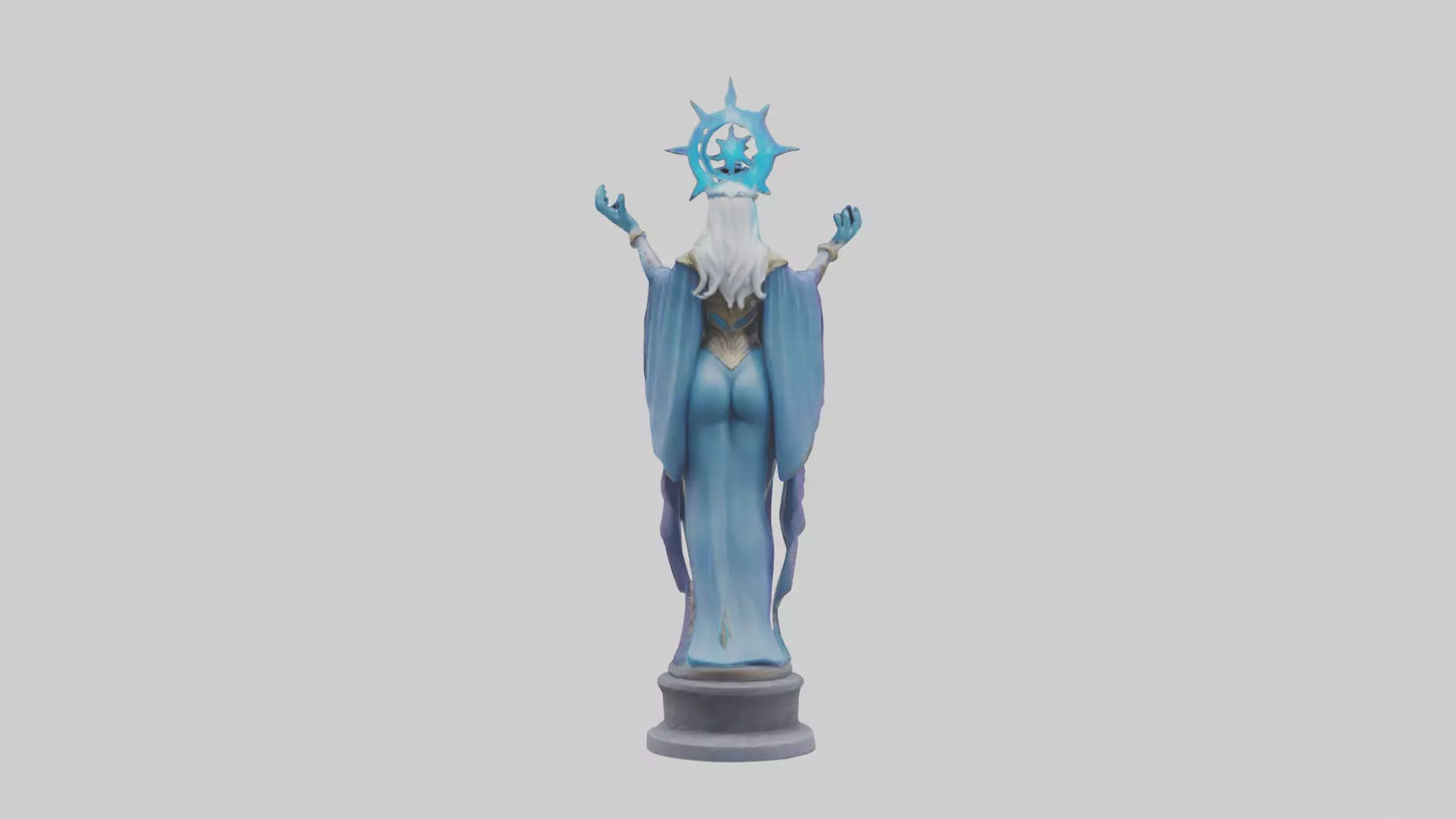 Galactic Sorceress statue model 3D model