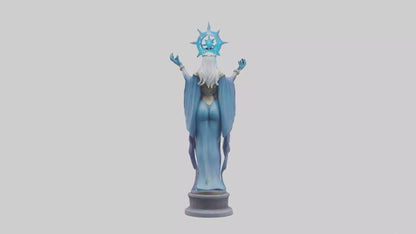 Galactic Sorceress statue model 3D model