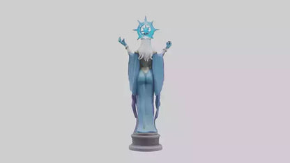 Galactic Sorceress statue model 3D model