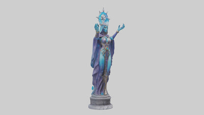 Galactic Sorceress statue model 3D model