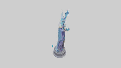 Galactic Sorceress statue model 3D model