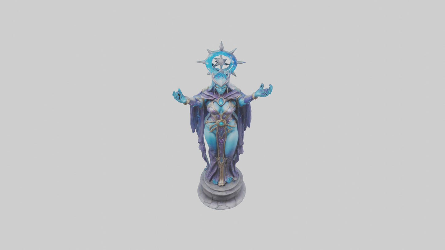 Galactic Sorceress statue model 3D model