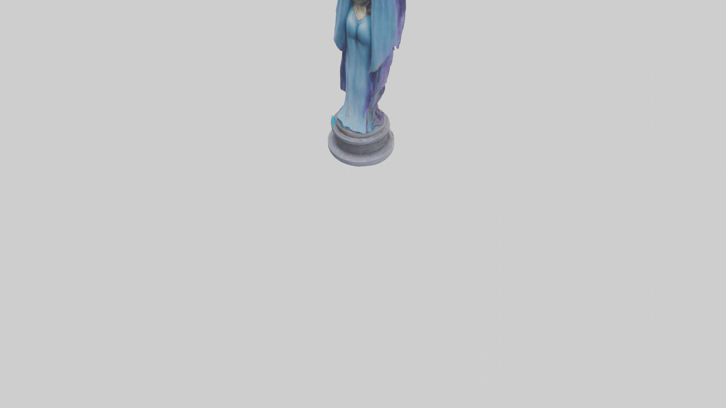 Galactic Sorceress statue model 3D model