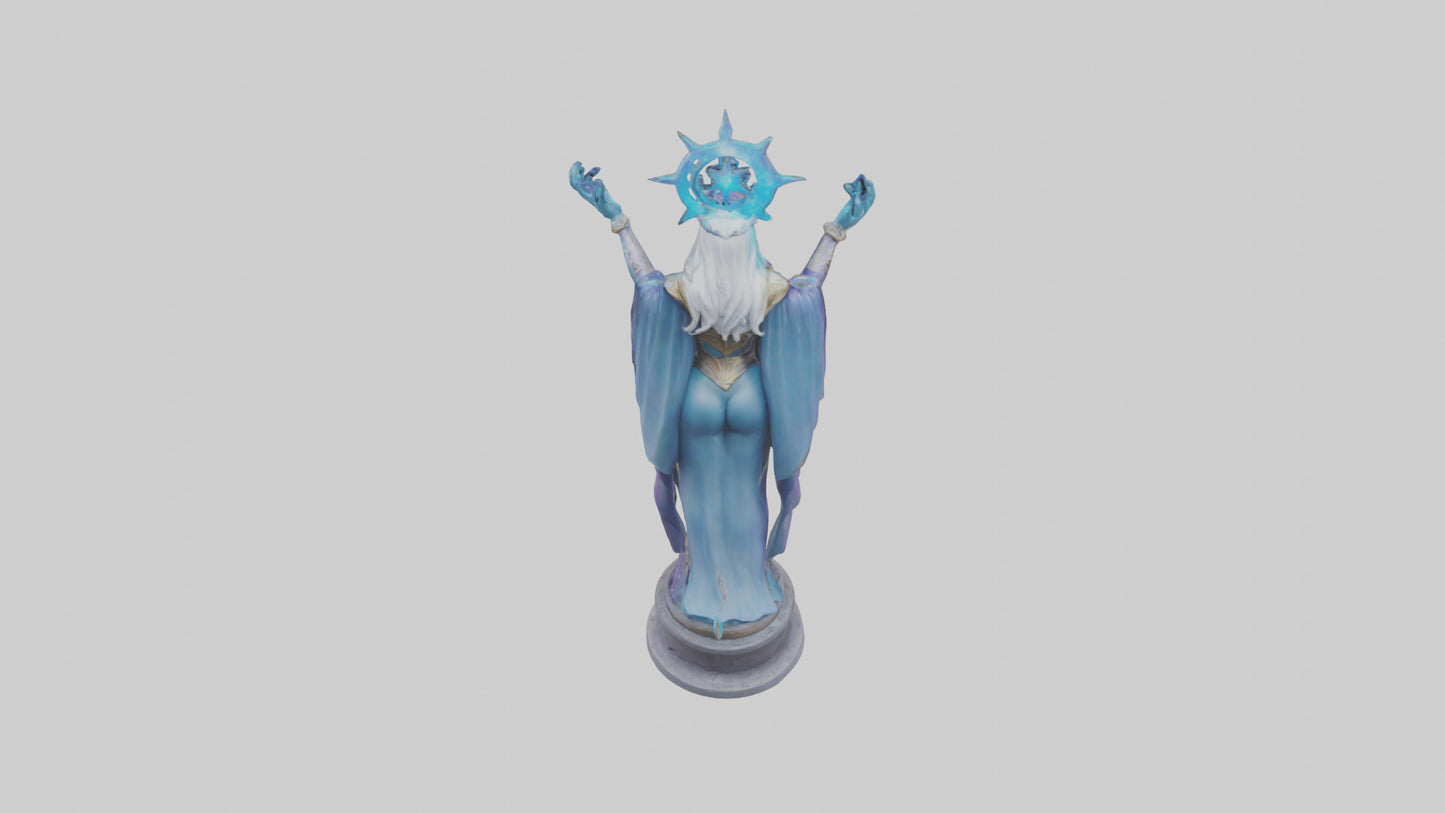 Galactic Sorceress statue model 3D model