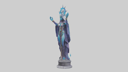 Galactic Sorceress statue model 3D model